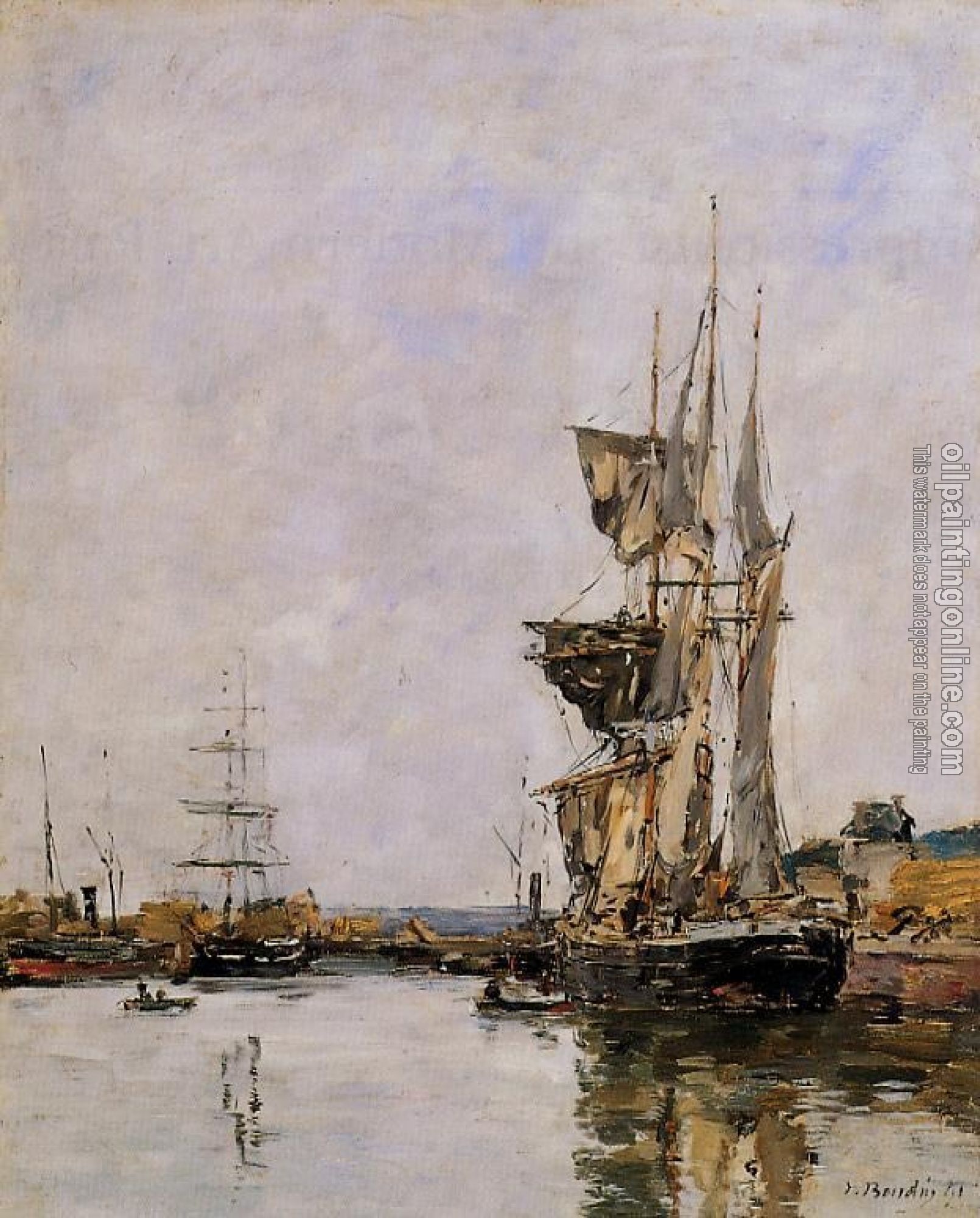 Boudin, Eugene - Deauville, the Basin